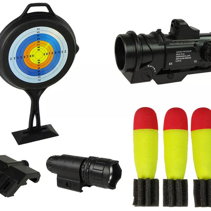 Juodas granatsvaidis su raketomis