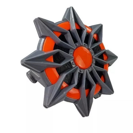 Juodas/raudonas šautuvas su šovinimis ir kauke