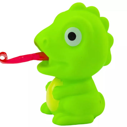 Guminis dinozauras su įtraukiamu liežuviu
