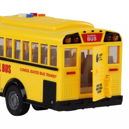 Geltonas mokyklinis autobusas