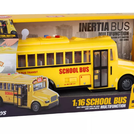 Geltonas mokyklinis autobusas