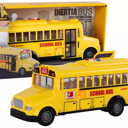 Geltonas mokyklinis autobusas