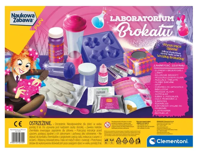 Blizgantis laboratorijos pasakų pasaulis, lenkų kalba Clementoni 50700