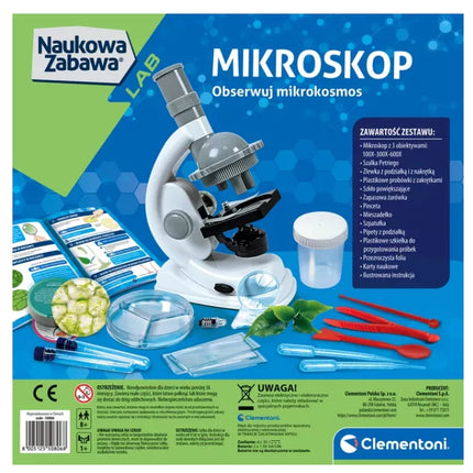 Moksliniai eksperimentai su mikroskopu lenkų kalba