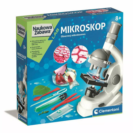 Moksliniai eksperimentai su mikroskopu lenkų kalba