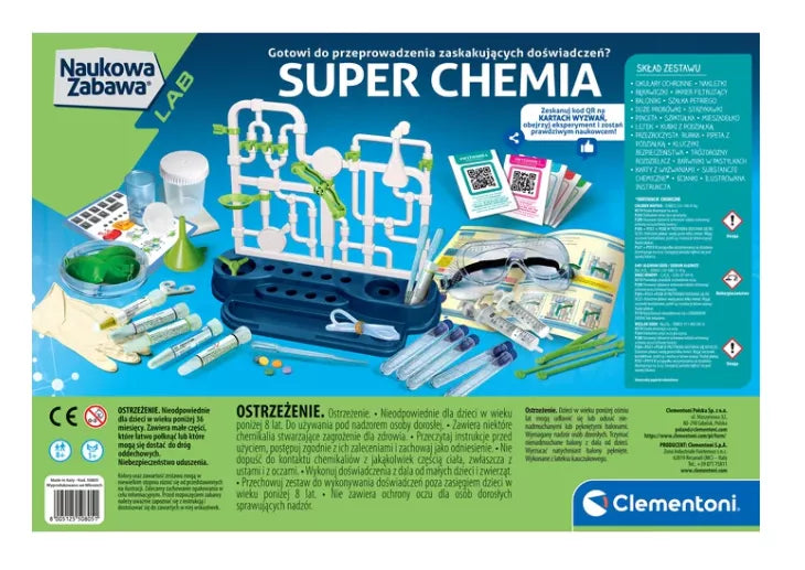 Žaidimas Superchemija, lenkų kalba Clementoni 50805