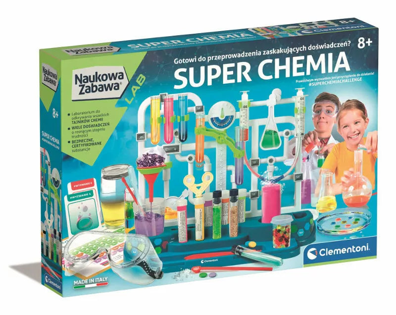 Žaidimas Superchemija, lenkų kalba Clementoni 50805