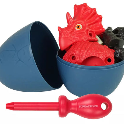 Dinozauro kiaušinis su išardomu dinozauru