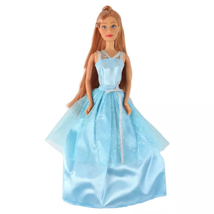 Lėlės rinkinys su violetiniu lagaminu