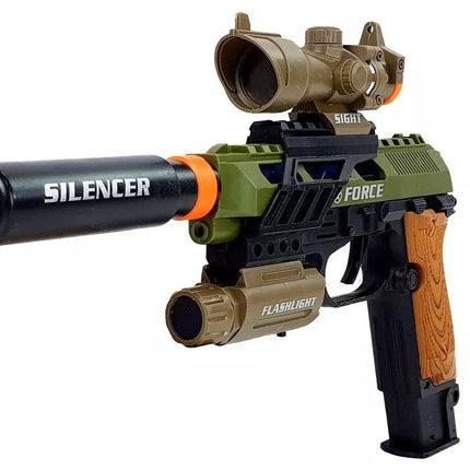 Karinis rinkinys su šautuvu ir peiliu