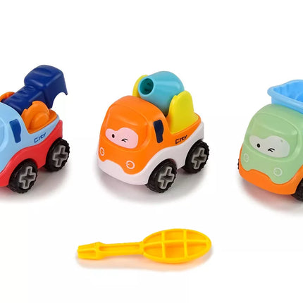 3 išardomų statybinių automobilių rinkinys