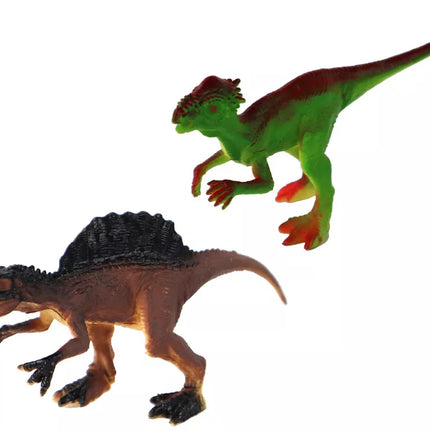 6 dinozaurų figūrėlių rinkinys su priedais