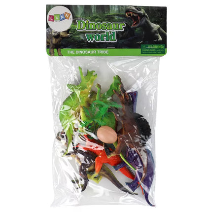 6 dinozaurų figūrėlių rinkinys su priedais