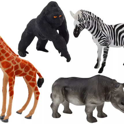 Afrikos gyvūnų figūrėlių rinkinys