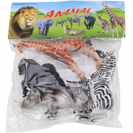 Afrikos gyvūnų figūrėlių rinkinys