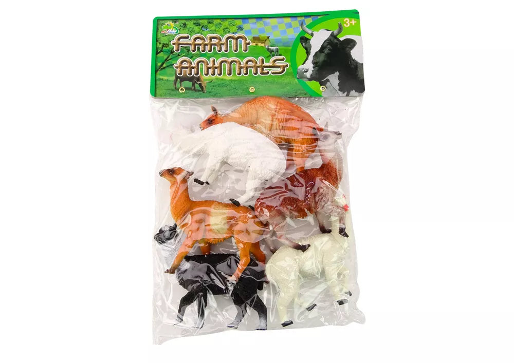 Alpakų ir lamų ūkio figūrėlių rinkinys