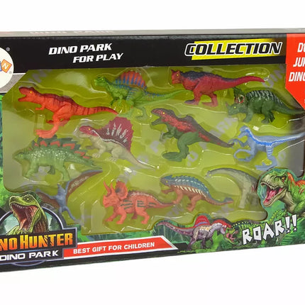 Dinozaurų figūrėlių rinkinys, 12 vnt