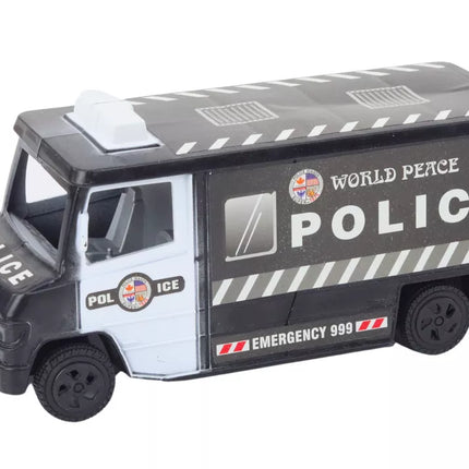 Policijos transportų priemonių ir figūrėlių rinkinys