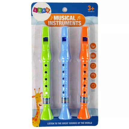 Trijų fleitų rinkinys vaikams