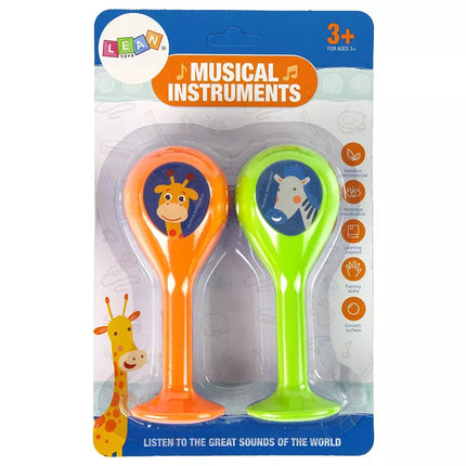 Dviejų spalvų barškučių rinkinys