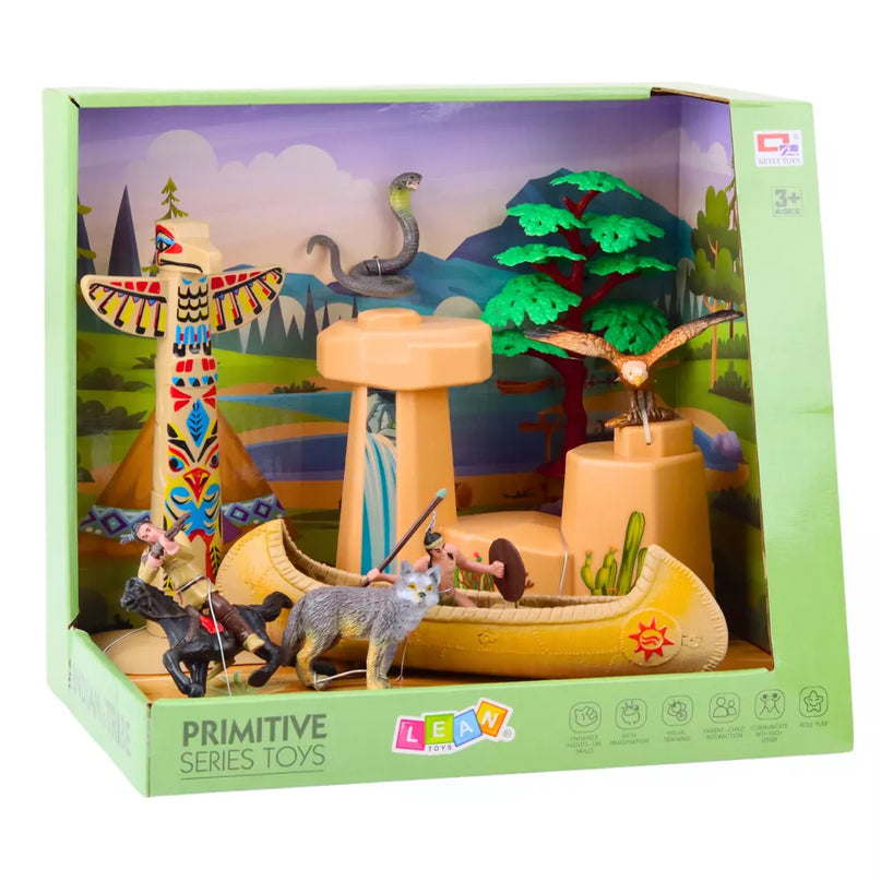 Indėnų figūrų rinkinys