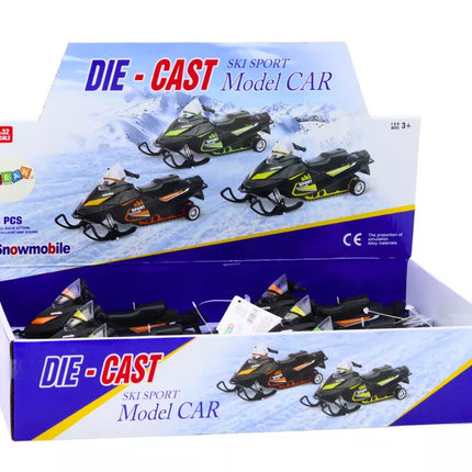 Sniego motociklas su spyruokline pakaba