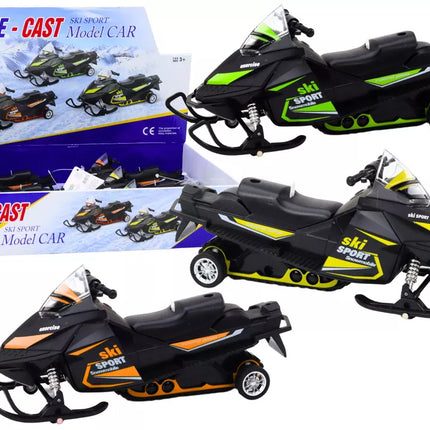 Sniego motociklas su spyruokline pakaba