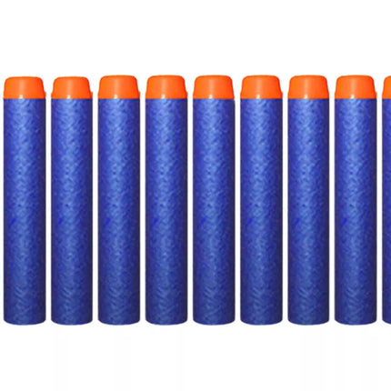Minkšti mėlyni šaunamųjų ginklų putų šaudmenys 10 vnt