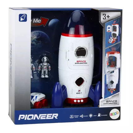 Kosmonauatų raketa su transporto priemone