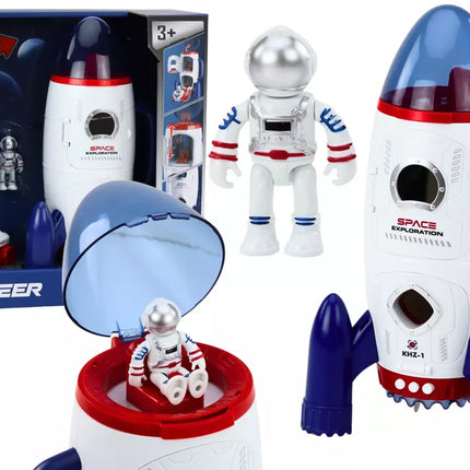 Kosmonauatų raketa su transporto priemone