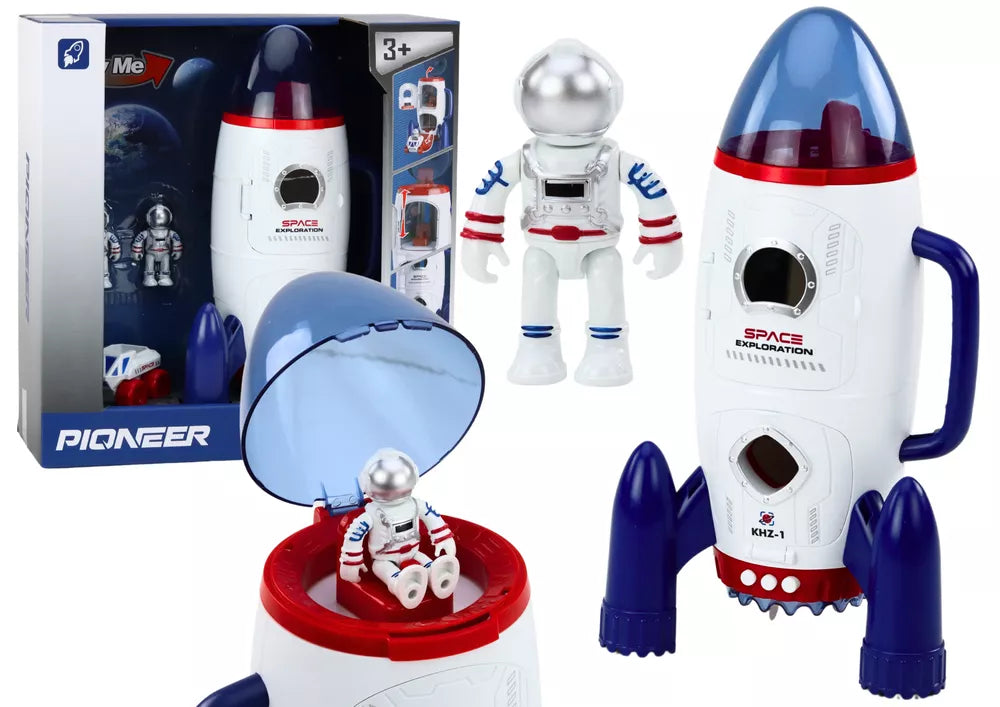 Kosmonauatų raketa su transporto priemone