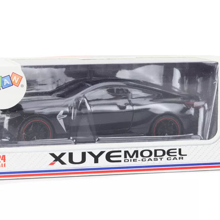 Juodas sportinis automobilis vaikams