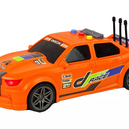 Oranžinis sportinis automobilis