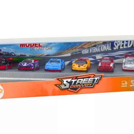 Metalinių sportinių automobilių rinkinys