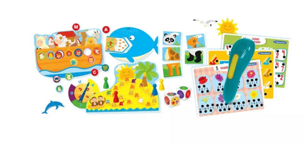 Kalbantis rašiklis 50 edukacinių žaidimų, lenkų kalba Clementoni 50650