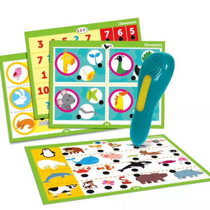 Žaidimas gyvūnai su kalbančiu rašikliu, lenkų Kalbos Clementoni 50781