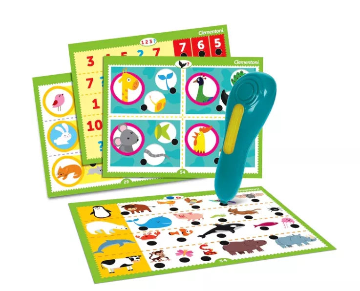 Žaidimas gyvūnai su kalbančiu rašikliu, lenkų Kalbos Clementoni 50781