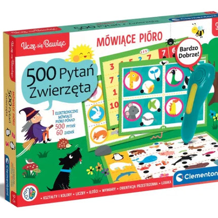 Žaidimas gyvūnai su kalbančiu rašikliu, lenkų Kalbos Clementoni 50781