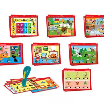 Kalbantis rašiklis raidžių ir žodžių žaidimas, lenkų kalba Clementoni 50780