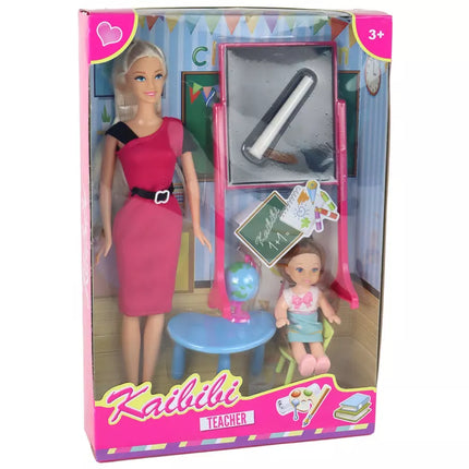 Mokytoja lėlė su priedais