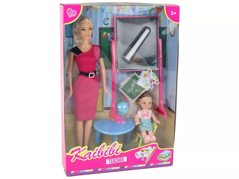 Mokytoja lėlė su priedais