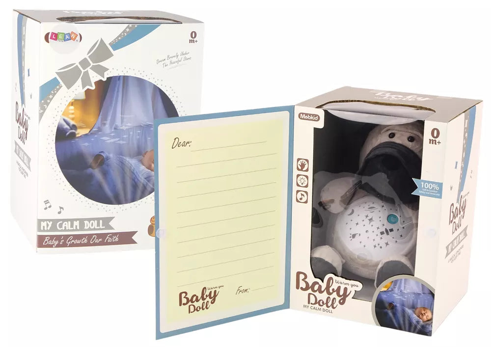 Pliušinis miegantis šuniukas