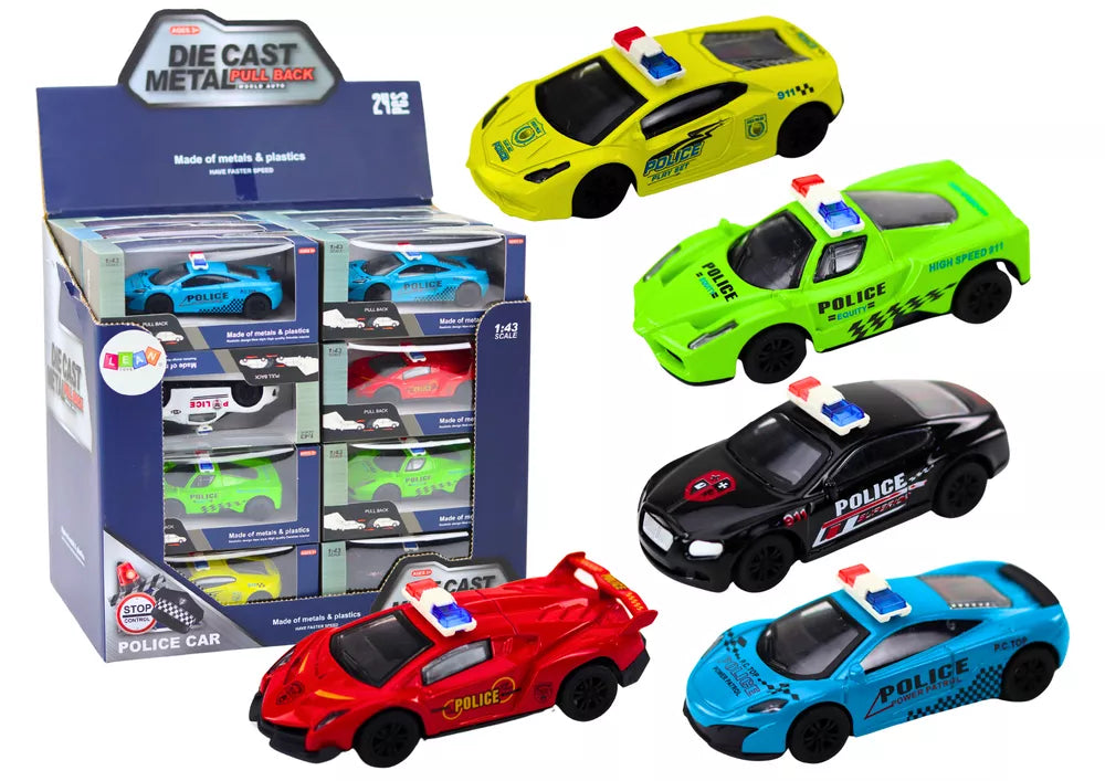 Žaisliniai policijos automobilių rinkinys