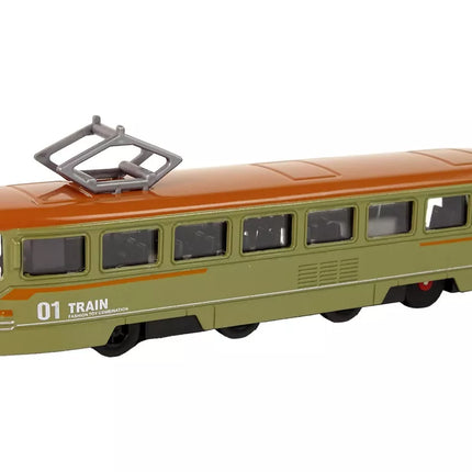 Žalias traukinys su frikcine pavara