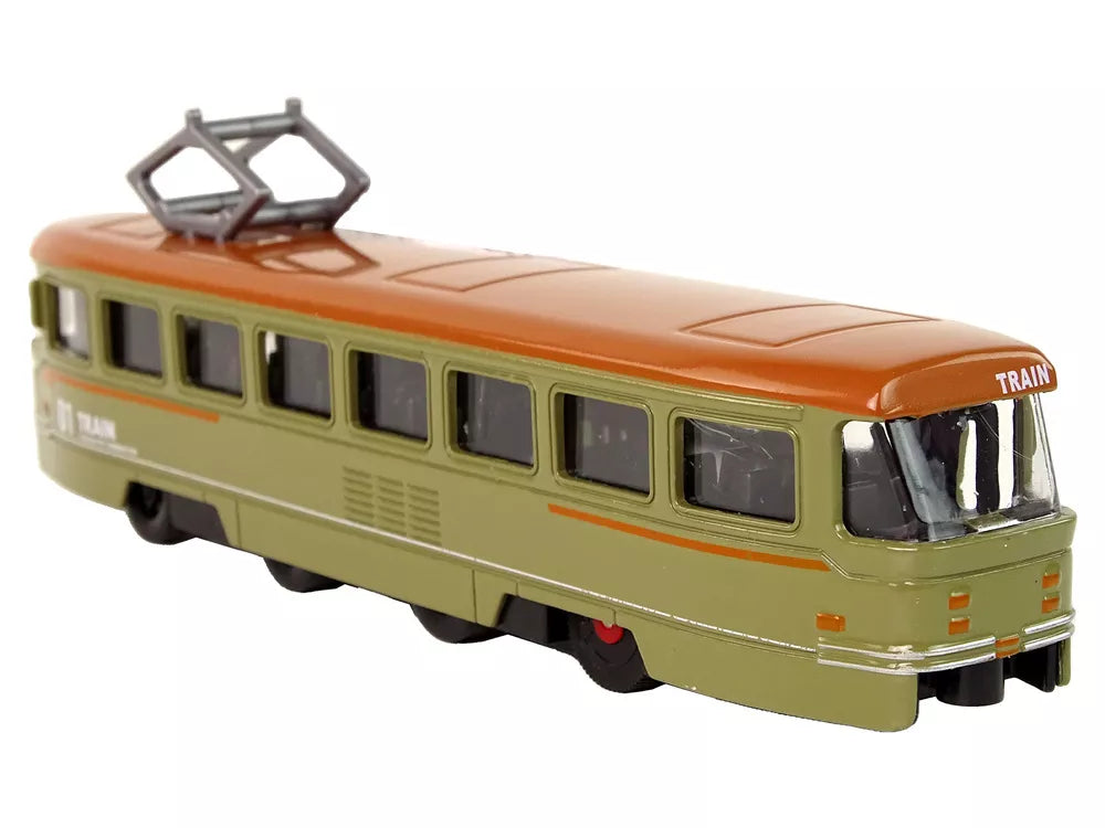 Žalias traukinys su frikcine pavara