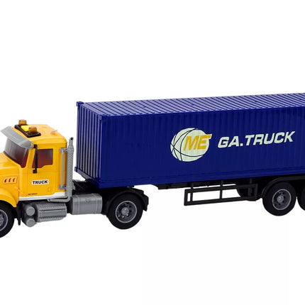 Sunkvežimi su nuimamu puspriekabės konteineriu