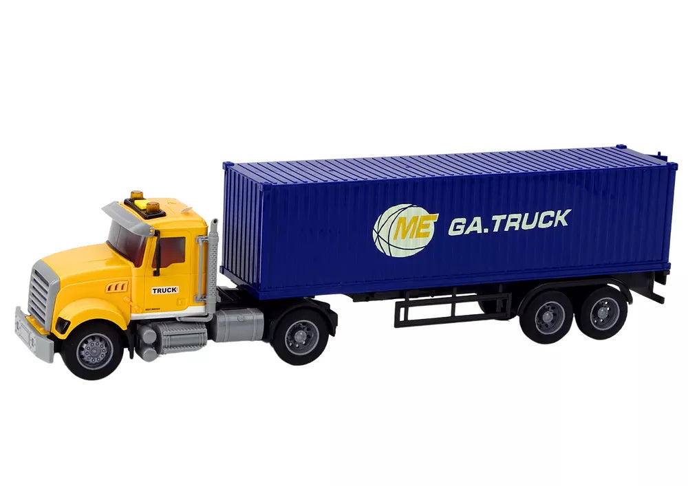 Sunkvežimi su nuimamu puspriekabės konteineriu