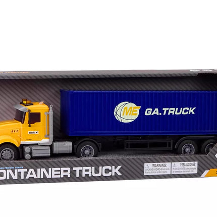 Sunkvežimi su nuimamu puspriekabės konteineriu