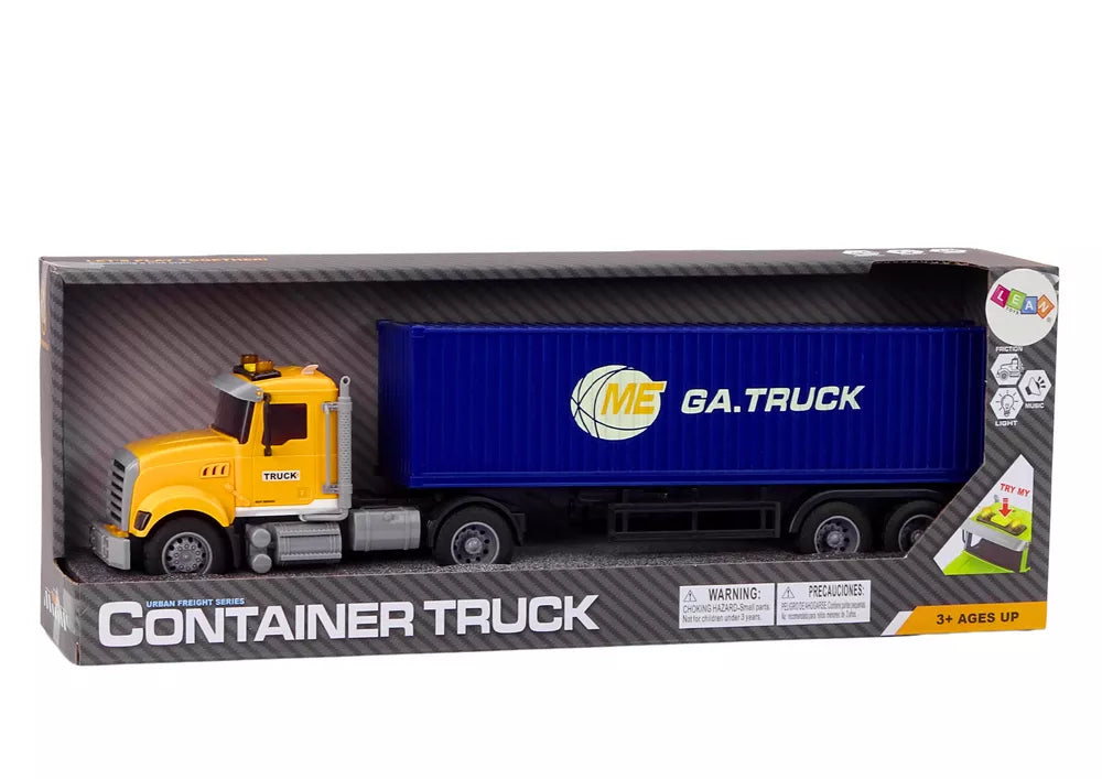 Sunkvežimi su nuimamu puspriekabės konteineriu