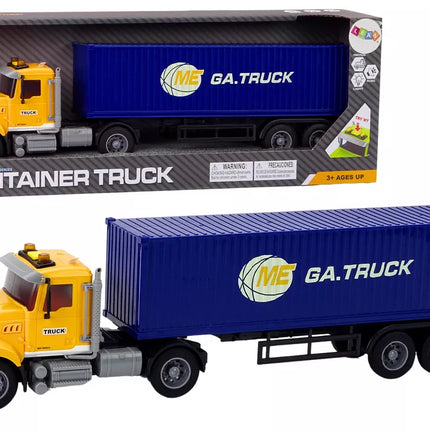 Sunkvežimi su nuimamu puspriekabės konteineriu